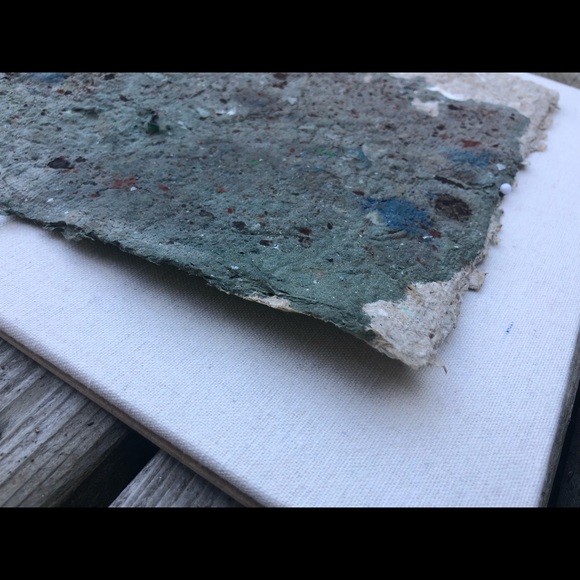 Upcycled Recycled Handpressed Paper Wall Art - Picture 4 of 5